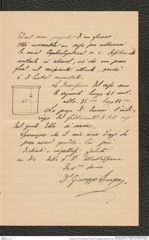 Nachlass Franz Steindachner, Brief von Giuseppe Scarpa an Franz Steindachner (01.10.1906), Inv.Nr. 440.07, Seite 3